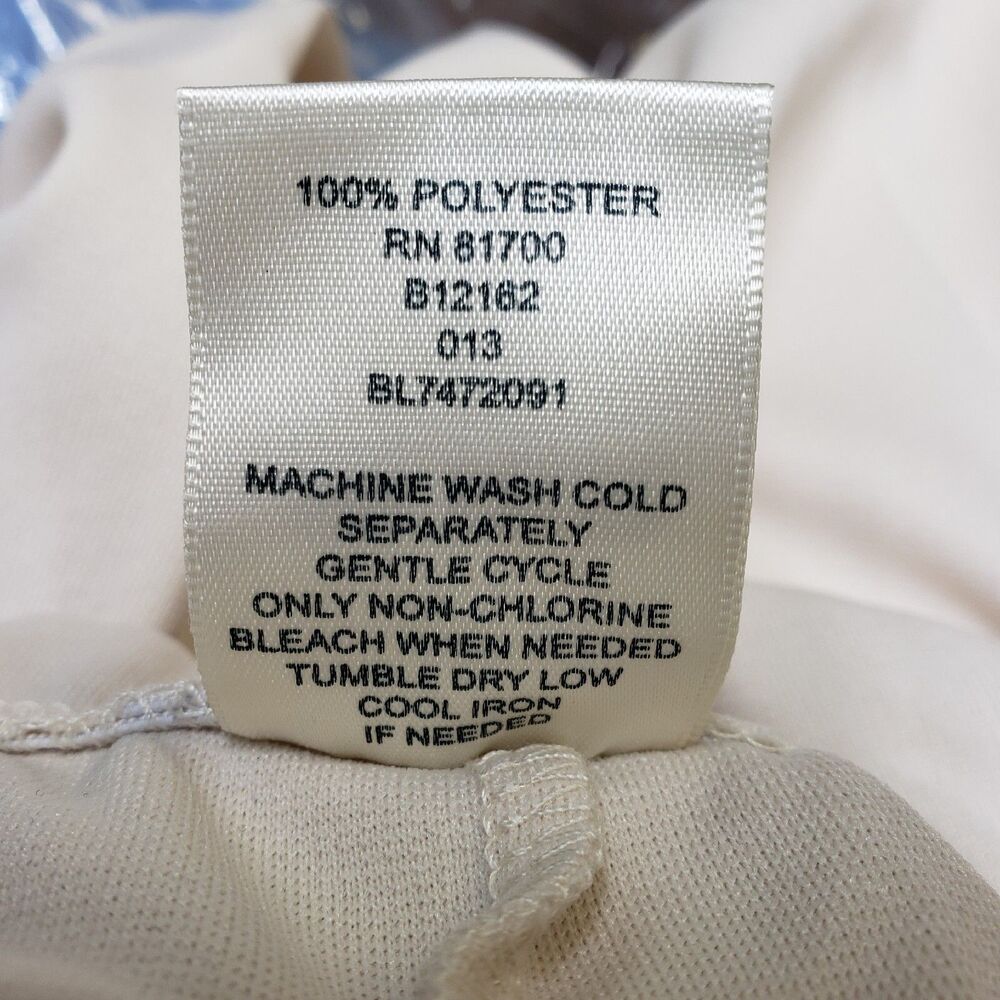 Blair NEW Womens Ponte Pants Size 34W Ivory Pockets Inseam 30 Pull On Plus - Picture 6 of 7
